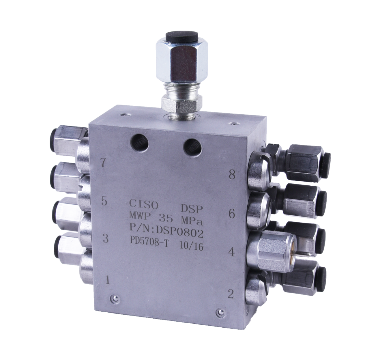 CISO DSP a single block progressive divider valve 16 outlet Grease Lubrication oil Lubrication System SSV distributor