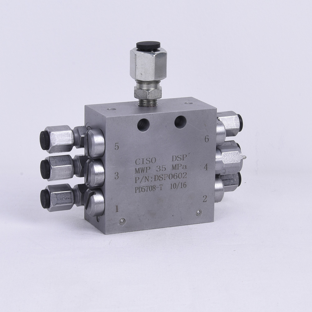 centralization lubrication Lubrication fittings 2-20 way Grease Progressive Distributor Blocks