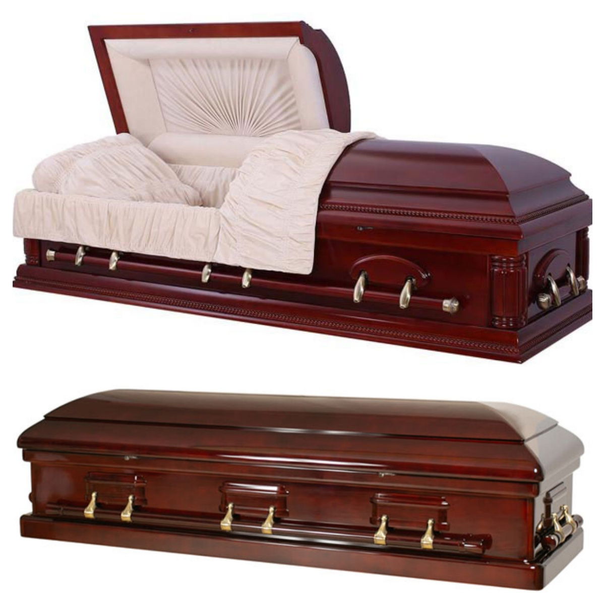 Funeral coffin Solid wood coffin for funeral Solid wood coffins made in China