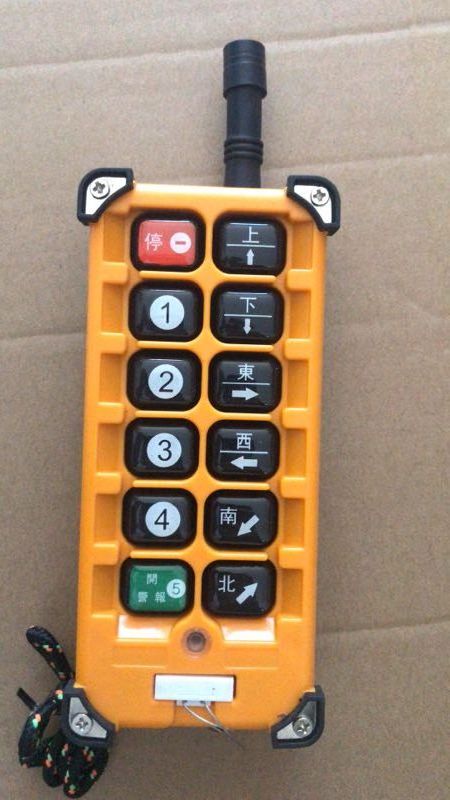 hot sale 8 Button f21-6s hoist push button switch universal japanese mini  crane remote control