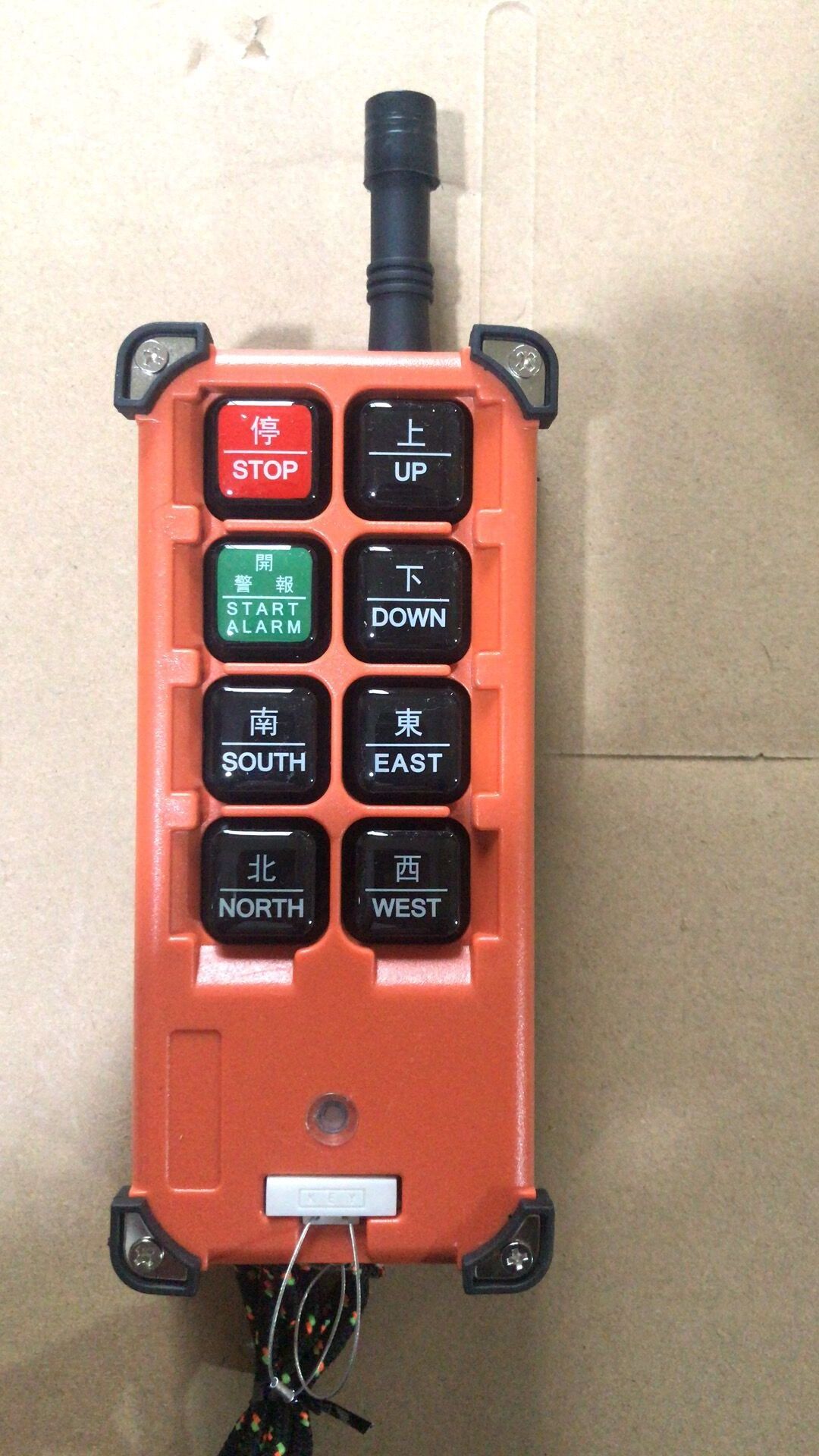 hot sale 8 Button f21-6s hoist push button switch universal japanese mini  crane remote control