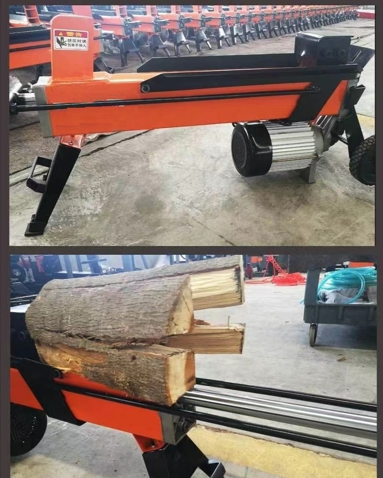 7ton - 25 ton Horizontal And Vertical gasoline/petrol mobile wood chipper log splitter