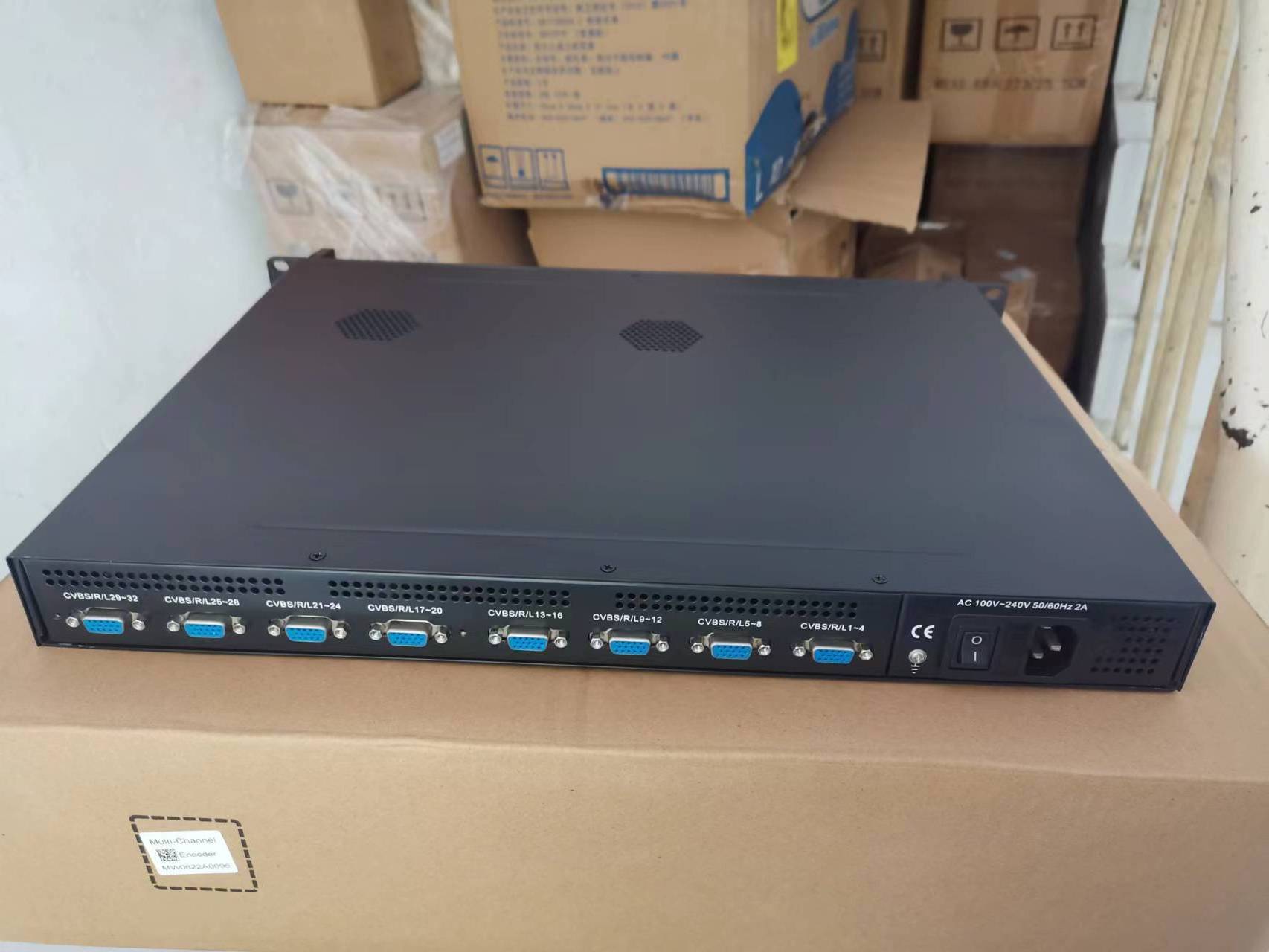 Yantai yatai YT3226SA 16/32 AV inputs, 1 ASI input, 32 Channels UDP Multicast SD H.264 Encoder IPTV modulator