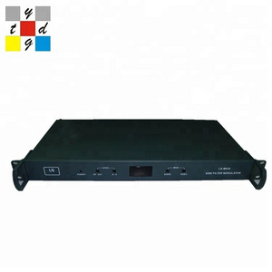 16 in 1 dvb-t2 multi channel IP QAM Modulator set top box rf modulator rack mount rf modulator