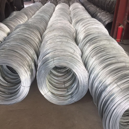 Wholesale 16 17 18 19 Gauge Galvanized Steel Wire Metal Hot Dipped Galvanized Wire for Woven Wire Mesh 6 Mm Construction 1 Ton