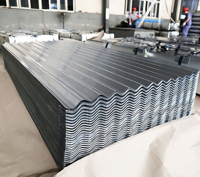 Thick Galvanized Corrugated Roofing Sheet Metal Roofing Coated Corrugated Steel Cheap Price 0.5mm within 7 Days Full Hard 1 Ton