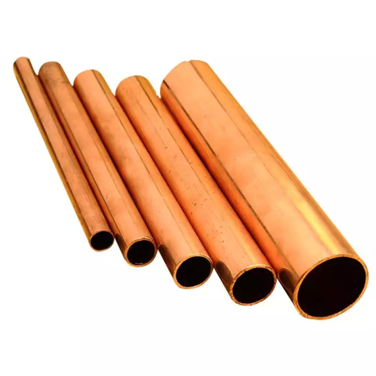 ASTM B280/B111/B152 C11000 C12200 C10100 C10200 Copper Bright Seamless Tube Copper Tube