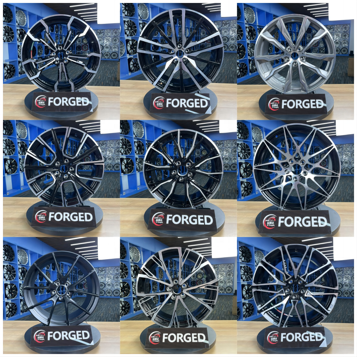 YTD Wholesale 16/18/20/22/24 Inch Alloy Rims 5x114.3 5x120 Replica BBS OZ Enkei Weld Forged Wheels for BMW Audi Mercedes Benz