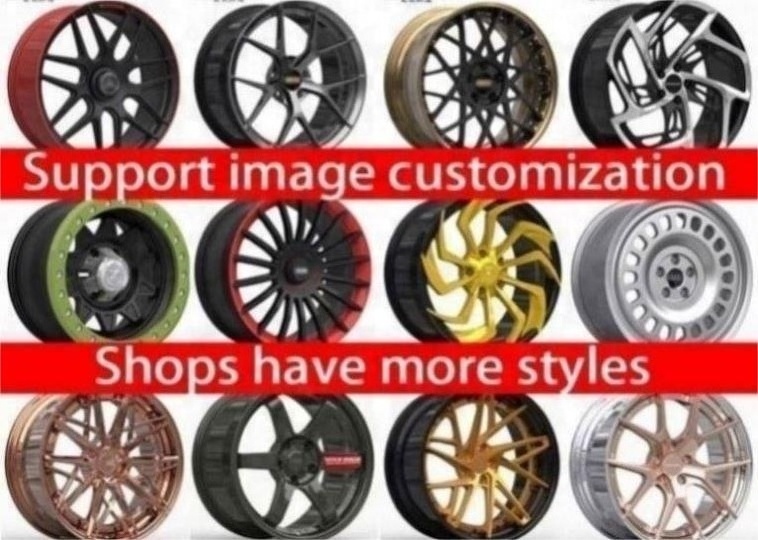 YTD Hot Sale 2/3 Piece Forged Wheels Concave 5x114.3/100/130/112/120 18/19/20/21/22/23/24 inch T6-6061 Aluminum Alloy Custom Rim