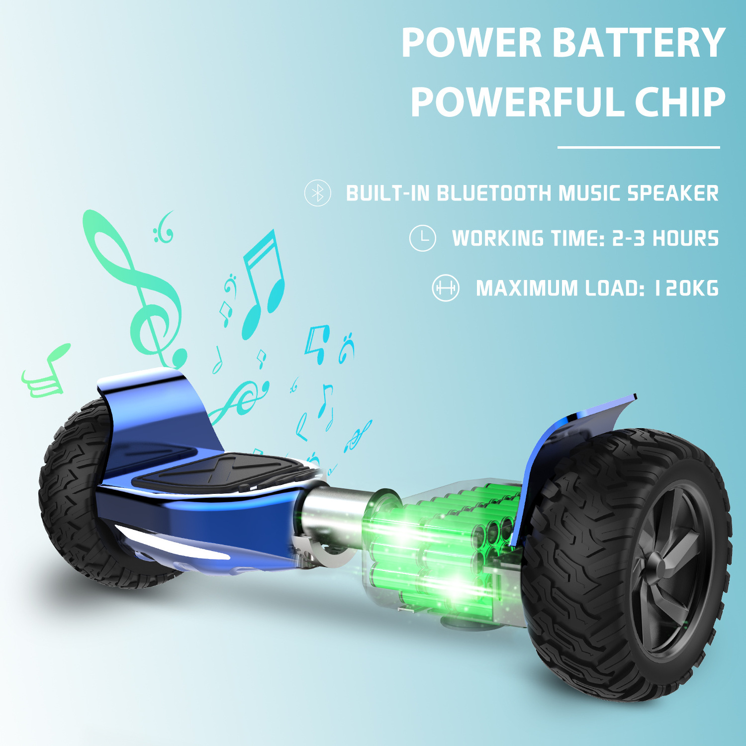 Electric hoverboards scooter 6.5 inch self balance car with LED