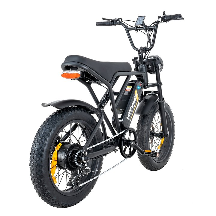 HITWAY BK29 new arrivals fat tire bike 20inch 7 speed mountain bike 250w retro e  dirt bikes for adults