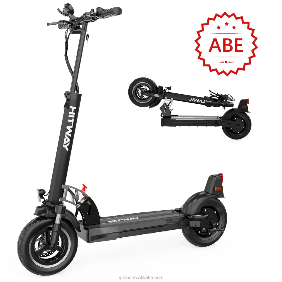 HITWAY 10Inch 800W 48V 10Ah ABE Electric Scooter Two Wheels Foldable EU Warehouse Manufacturer Off Road Electric E Scooter