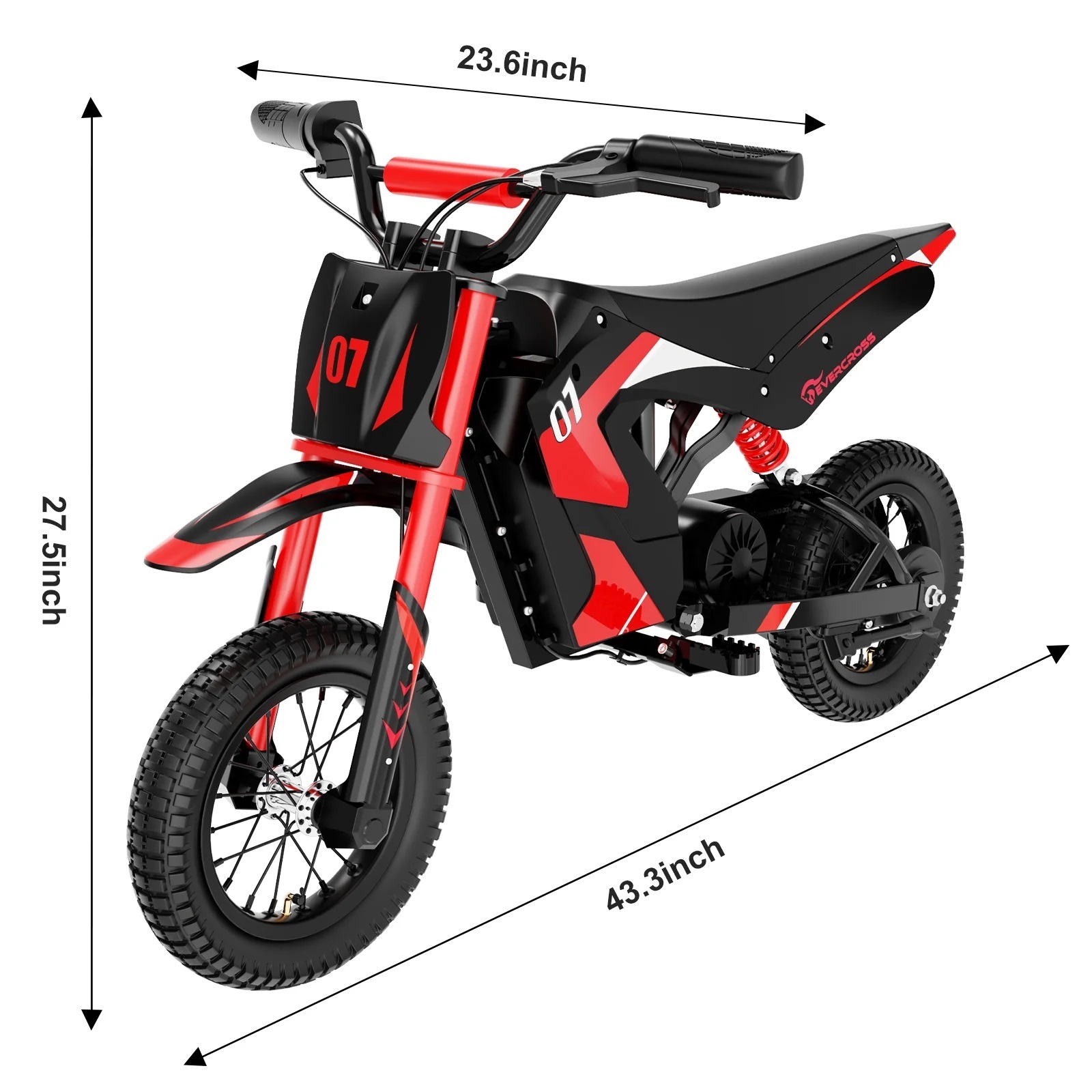 EVERCROSS 12Inch 36V 300W Electric Kid Motorcycle Blue Red EU USA Warehouse Stock New Arrival Cheap Price Motorcycle