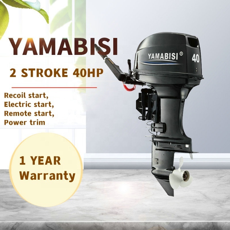 YAMABISI T40 703cc Displacement 2 Stroke Boat Engine 40HP 29.4Kw Outboard Motor Outboard