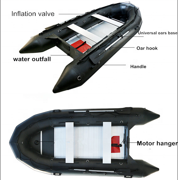 11feet Rib330 Aluminum floor Rib Boat PVC Inflatable Dinghy