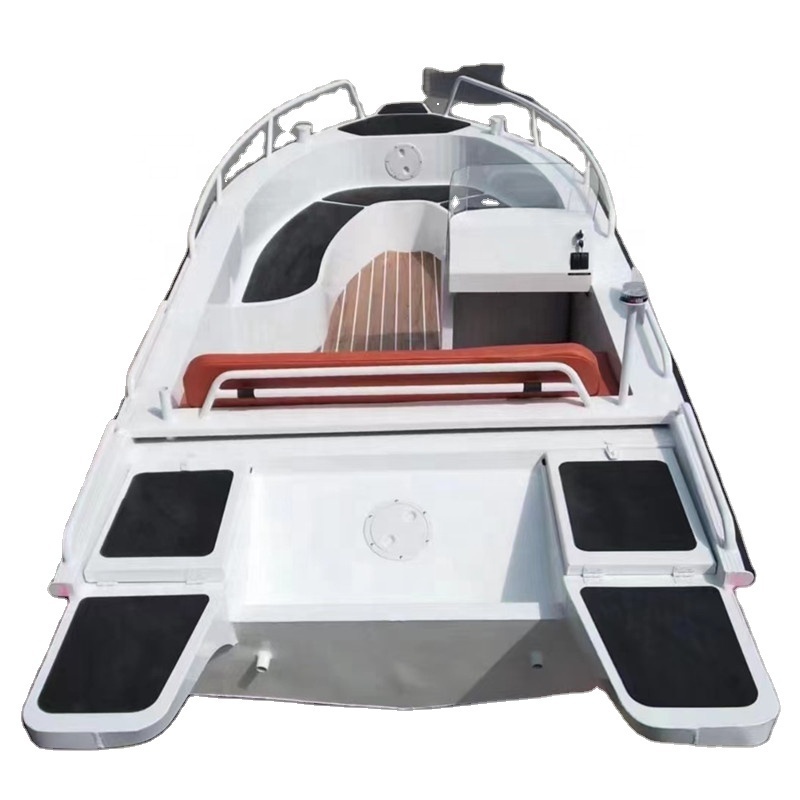 2024 New Design 420 Leisure Small Speed Boat With Outboard Engine 4.2m Luxury Yacht 14ft Aluminium Fishing boat