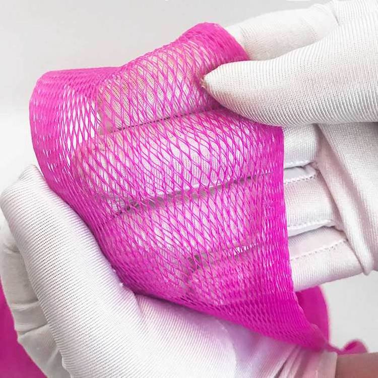 PP Plastic Tubular Mesh Net Bag for Fresh Vegetables Egg Fruit Packaging Industry Agriculture Double Single Knitting Method HDPE