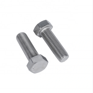 Manufacturing Wholesale Price Grade 8.8 Carbon Steel Hex Bolt and Nut Din931 Din933  m9 m12 Hex Bolt