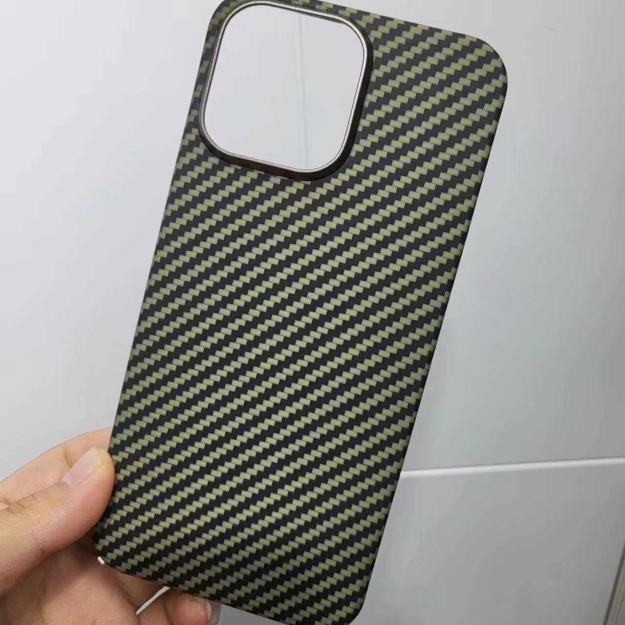 YTF-Carbon for Iphone 15proMax Case  Professional aramid fiber real body armor material phone case made in China