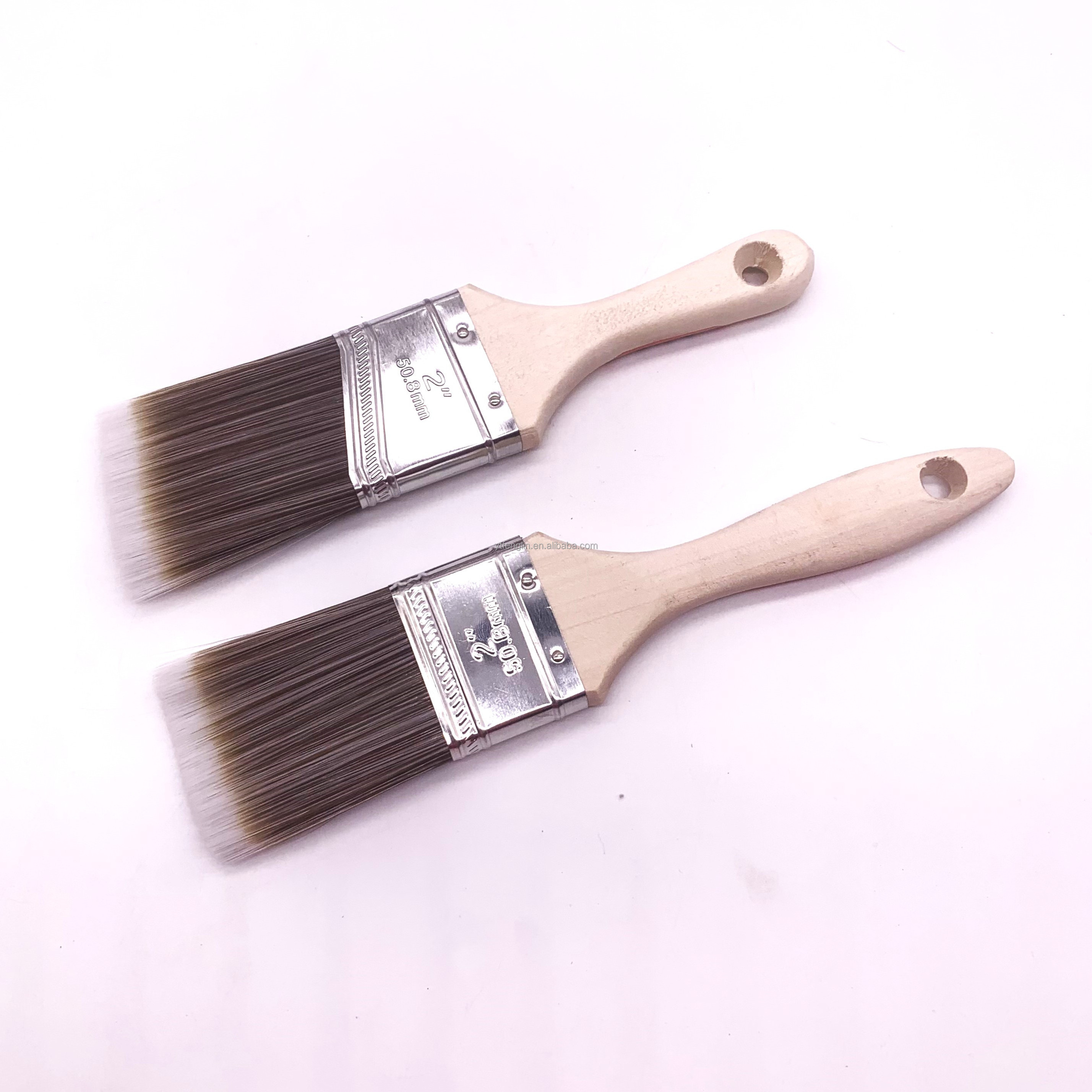 High quality professional painting tools paint brushes wall professional paint brush set wood handle nylon paint brush