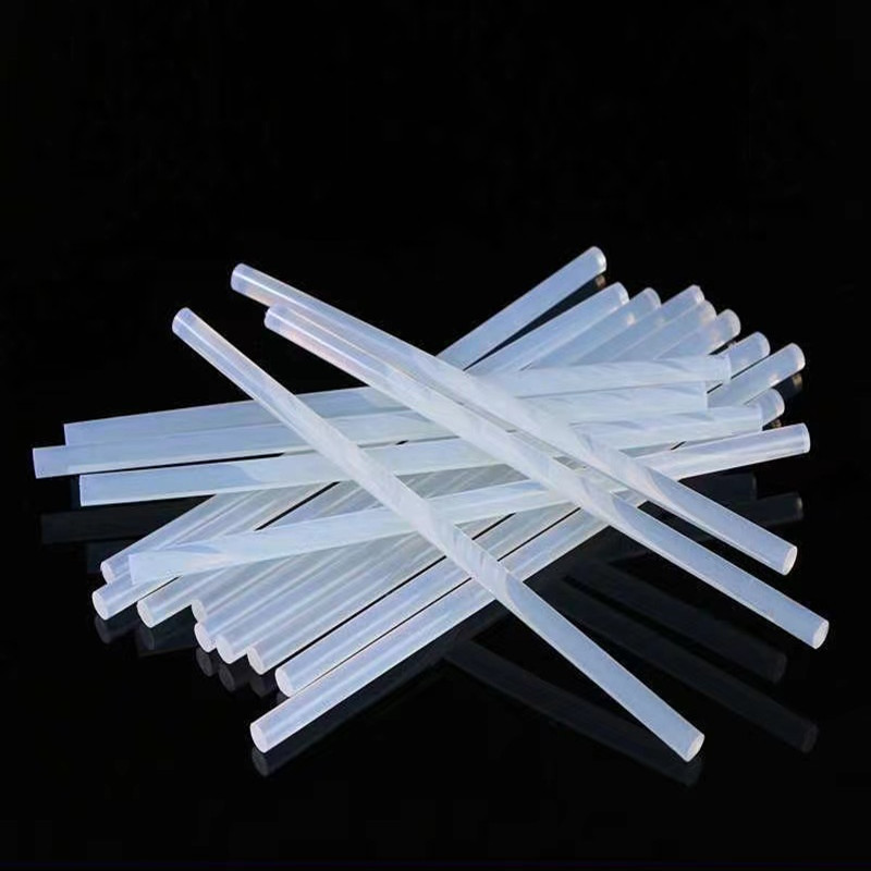 high quality hot melt glue sticks for DIY school general purpose 7mm/11mm white transparent clear crystal glue strips