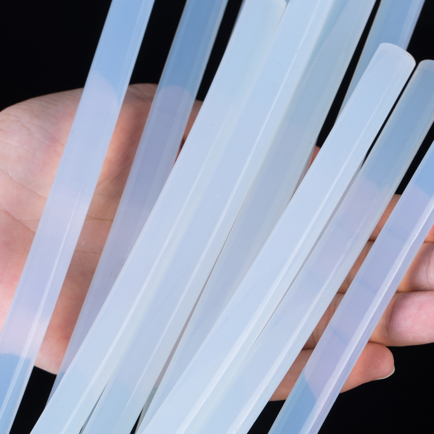 high quality eva hot melt glue sticks strips for DIY packing white transparent 7mm/11mm