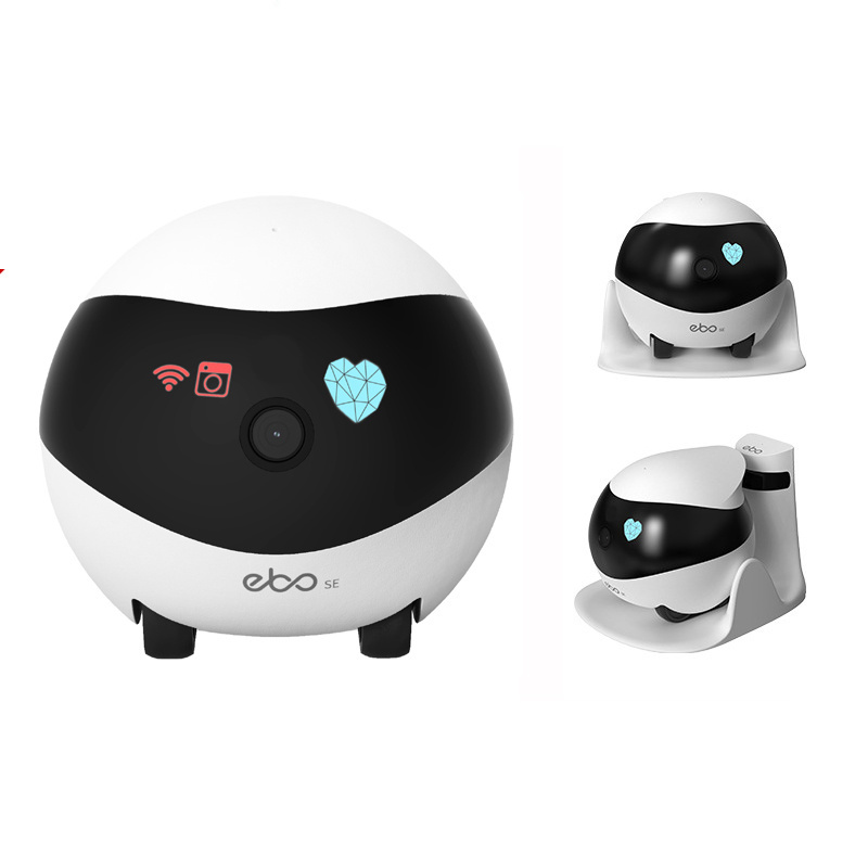 32G Smart App Control Ebo SE Pet Companion Robot Camera Electron Interactive Robotic Toys for Cat Children The aged