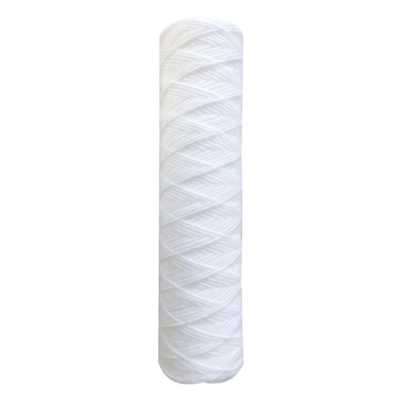 1/6 PP Polypropylene Sediment String Wound Water Filter Cartridge 10 Inch