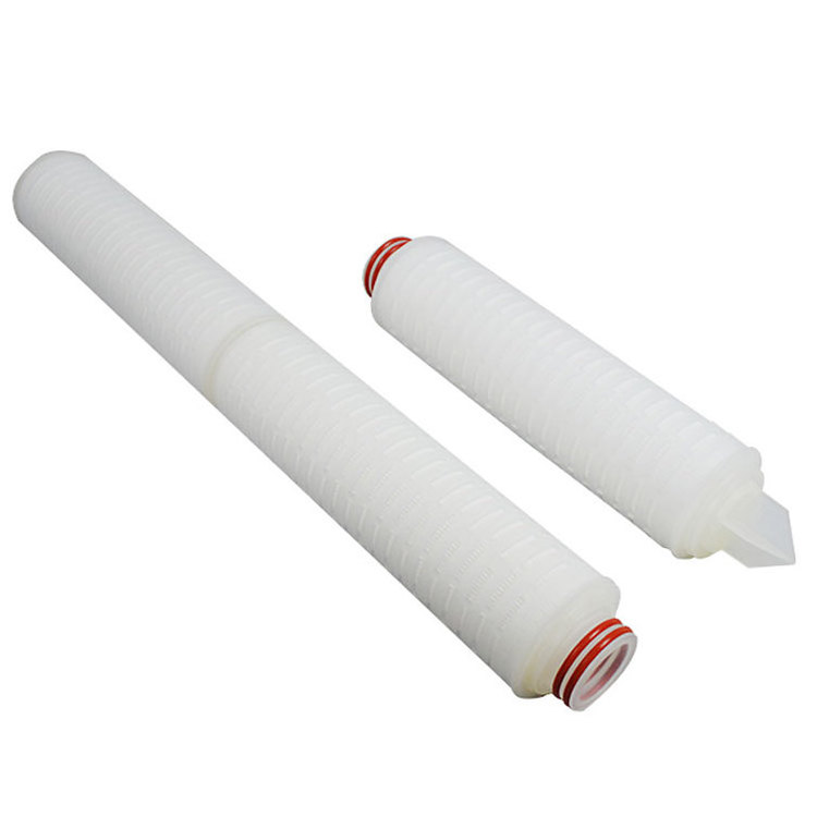 Pleated Solvent Filter Cartridge Pleated Pp Water Oil Filter Cartridge Pleated Polyester Filter Cartridge