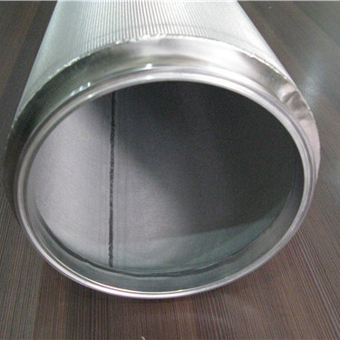 Stainless steel 5 layers sintered wire mesh filter 3 layers sintered mesh cartridge 2 micron for liquid-gas filtration