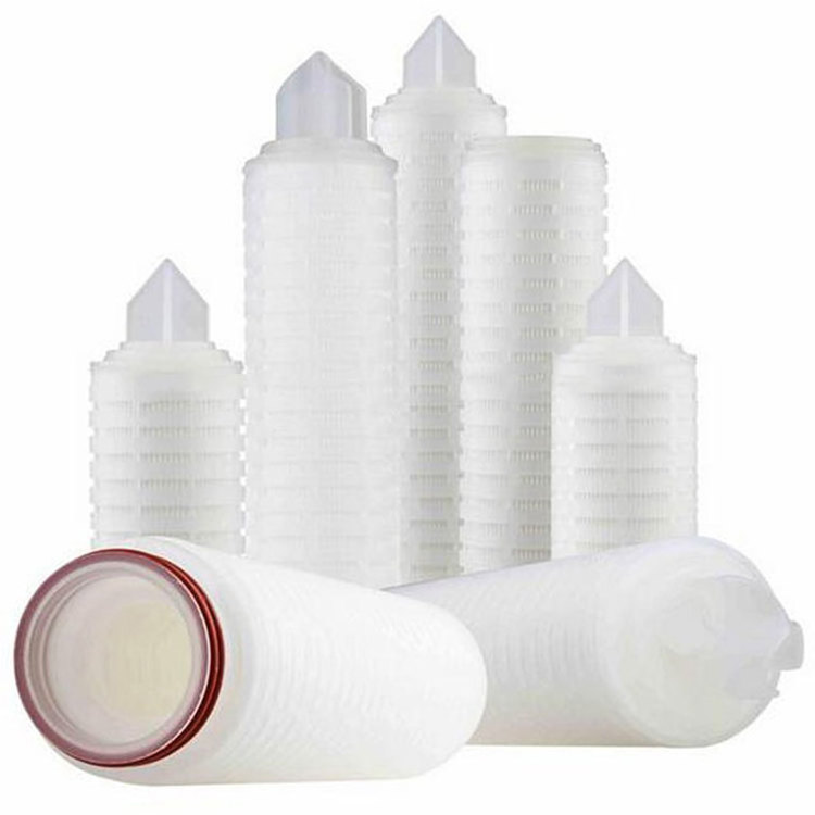 0.2 Micron Filters Polypropylene Pleated Depth Filter Cartridges For Water Filtration Treatment RO Security System