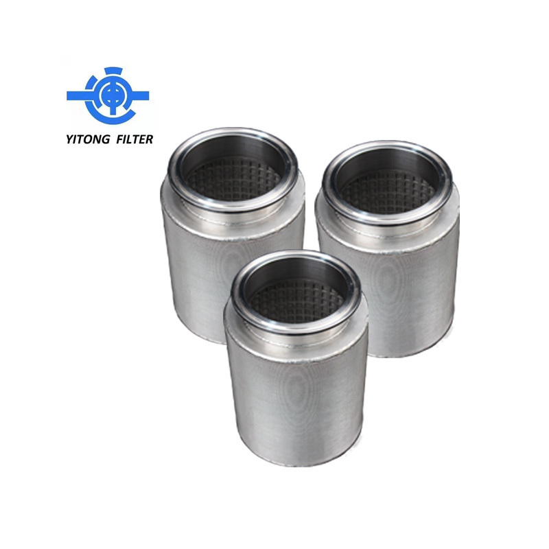 Stainless steel 5 layers sintered wire mesh filter 3 layers sintered mesh cartridge 2 micron for liquid-gas filtration