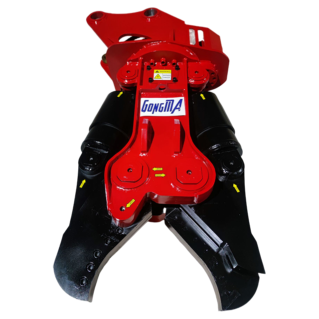 GONGMA mini excavator Rotating Hydraulic Shear For Scrap