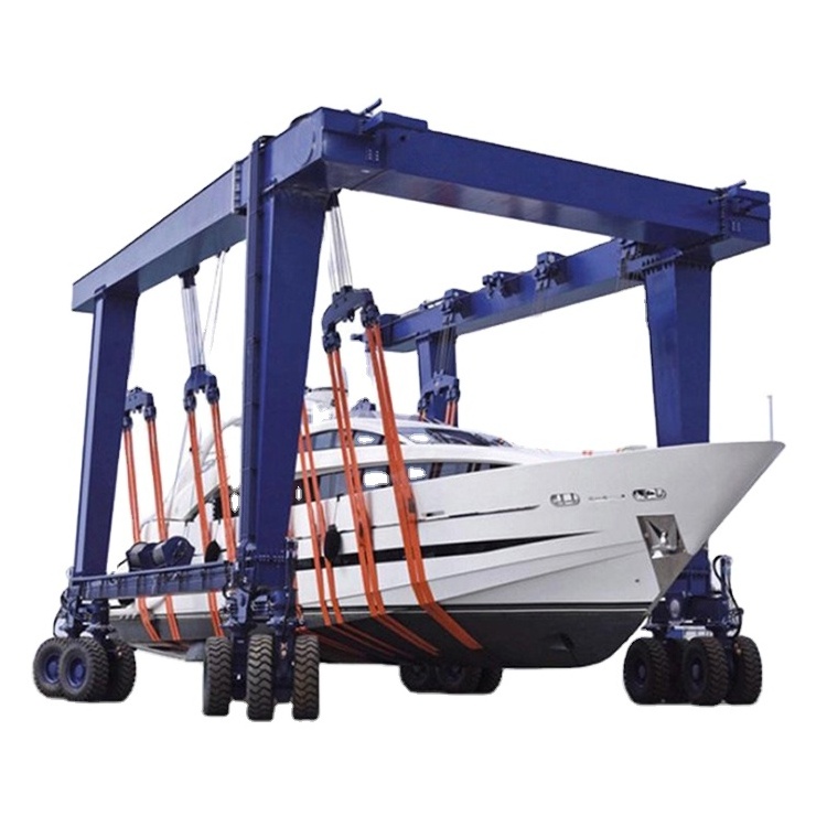 Yacht hoisting crane 800t to 10 ton boat lift hoist gantry crane price for sale