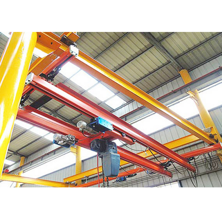 workstation crane 1000 kg 2 ton Overhead Crane System Flexible Beam Monorail Free Standing Light Bridge Crane light weight