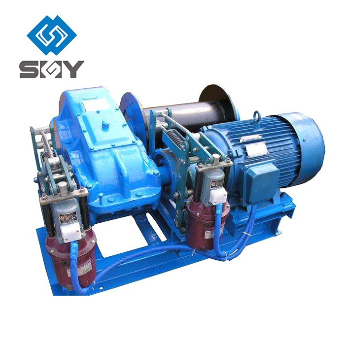 Large Tonnage Slow Speed  Electronic pulling Winches 10 ton for Heavy Industrial and Marine