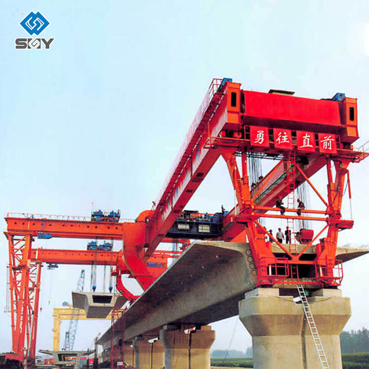 Concrete Girder Launching Gantry crane beam bridge launcher crane erection segment lifter