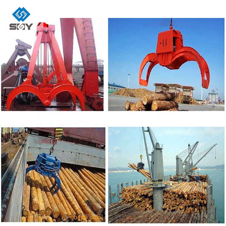 Professional Scrap Orange Peel Grab Bucket High Quality Hydraulic Rock Grab For Sale