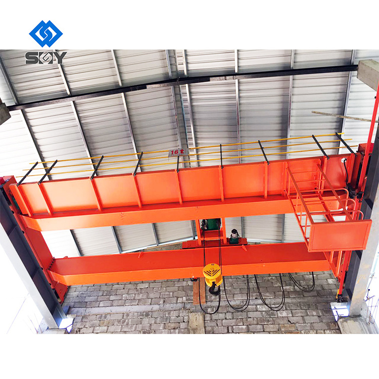 Warehouse complete travelling bridge crane 30 tn 20 ton 25 tons bridge crane double girder prices with european hoist