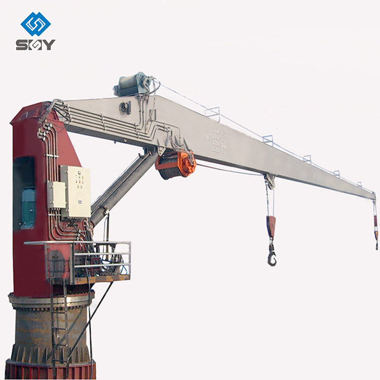 Ship Jib Crane Hydraulic Marine Deck Crane price