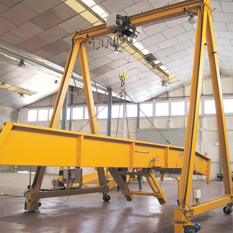 3 Ton Portable Height Adjustable Gantry Crane Frame 5 Ton Portable Small Mobile Gantry Crane