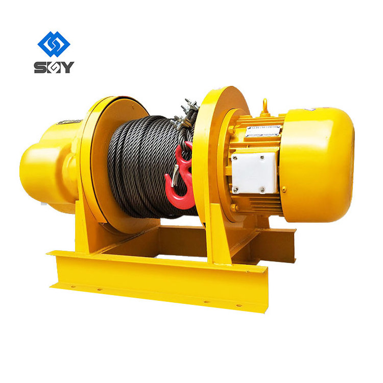 Portable electric winch 5 ton 24v electric winch with clutch