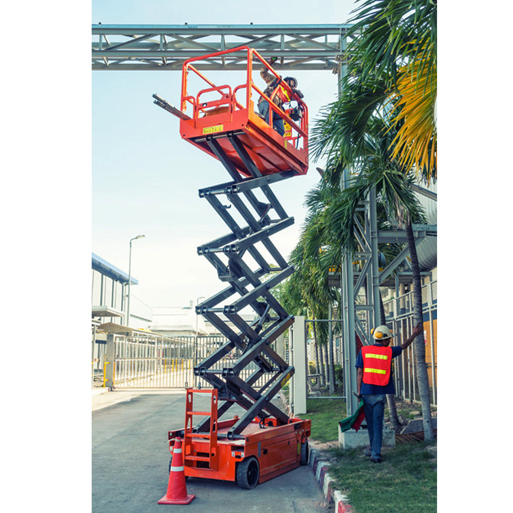 Electric lifting scaffolding load bearing 500kg electric scaffolding lift platform 10m