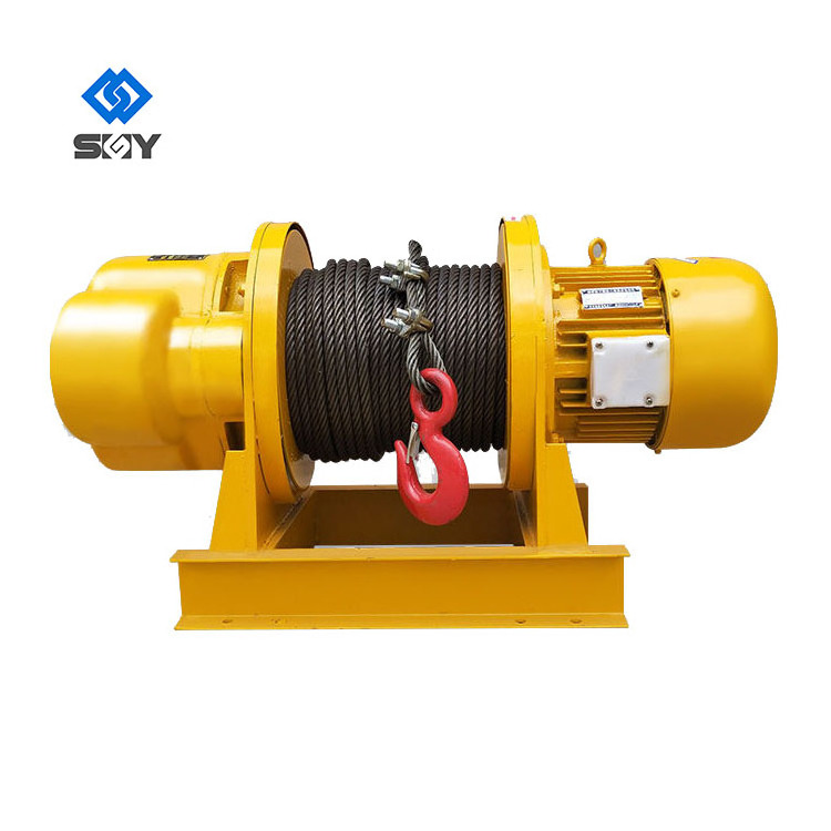 Portable electric winch 5 ton 24v electric winch with clutch