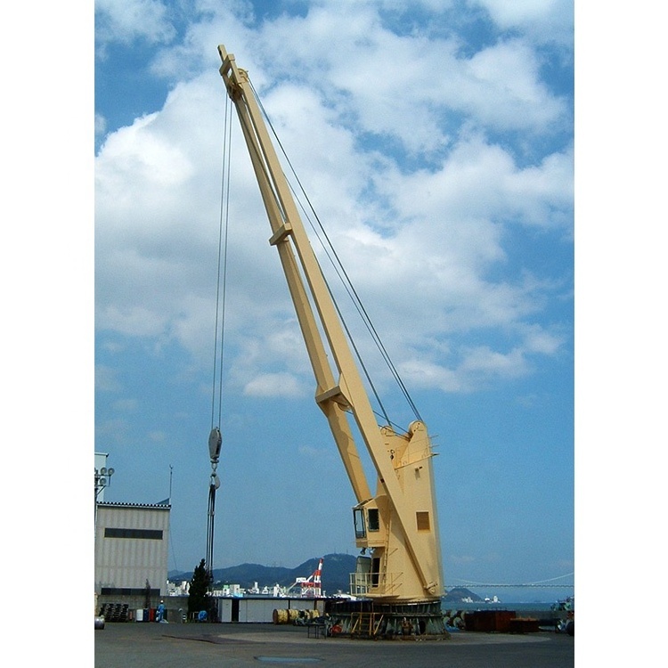 High Quality Marine Telescopic Boom Crane Portable Hydraulic Deck Crane For Sale