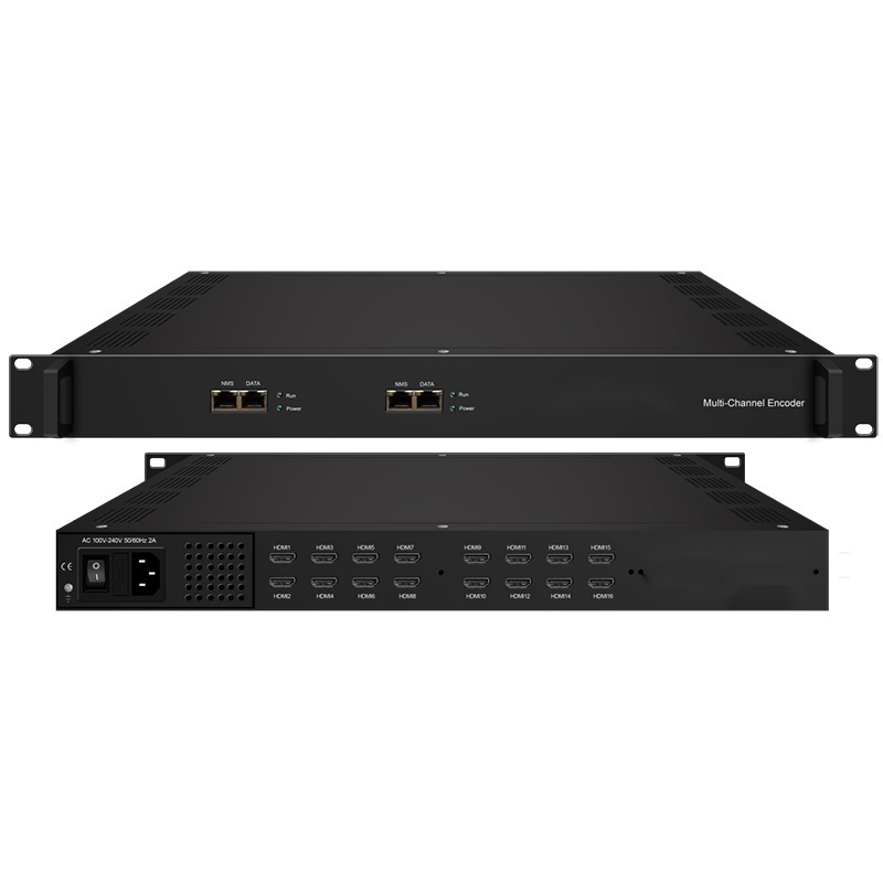 New IP encoder CATV/IPTV System 8/16/24 HD channels input with MPEG-4 AVC/H.264 video encoding and LC-AAC or HE-AAC