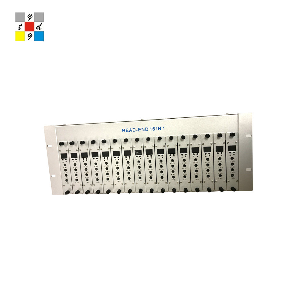 24 in 1 AV to RF 24 channel fixed multi channel rf modulator PAL BG