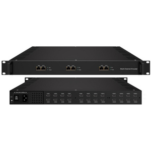 New IP encoder CATV/IPTV System 8/16/24 HD channels input with MPEG-4 AVC/H.264 video encoding and LC-AAC or HE-AAC