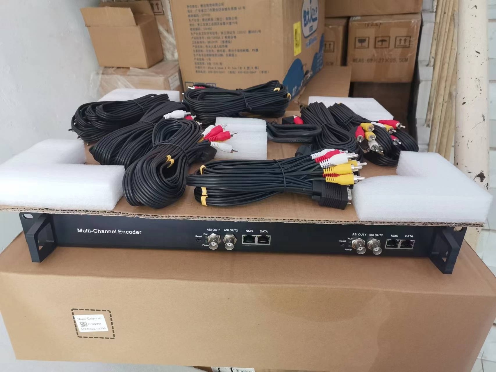 Multi  8 16 32 CVBS Channel INPUT Digital Modulator Network Video iptv Encoder