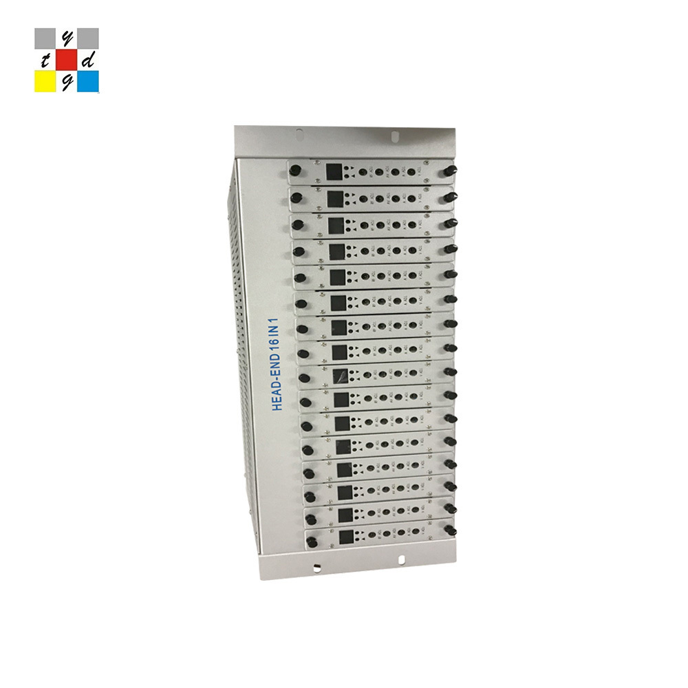 24 in 1 AV to RF 24 channel fixed multi channel rf modulator PAL BG